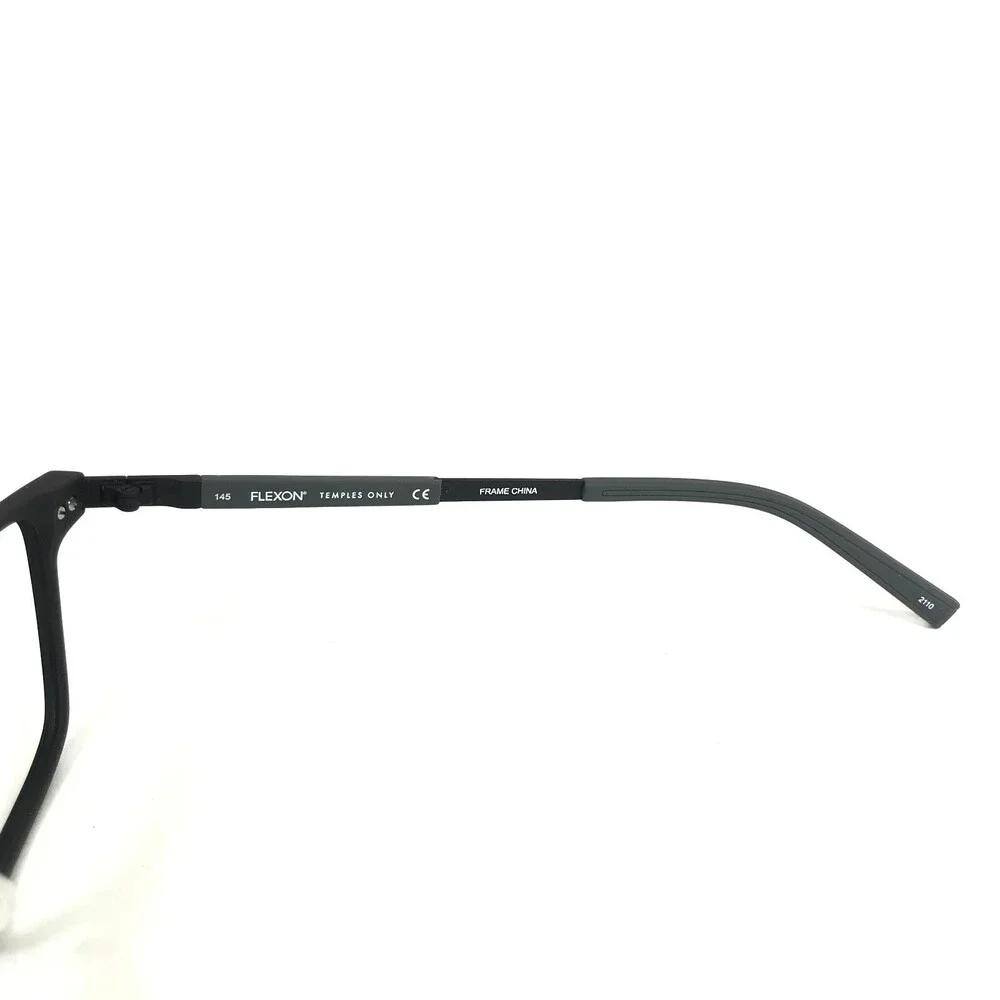 Flexon Eyeglasses Frames EP8007 002 Matte Black Gray Square Full Rim 54-18-145
